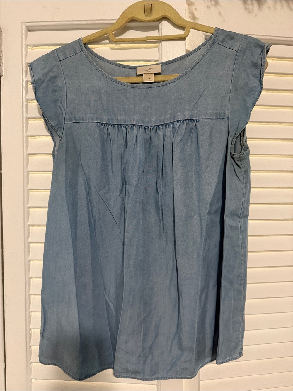LOFT Chambray Blouse